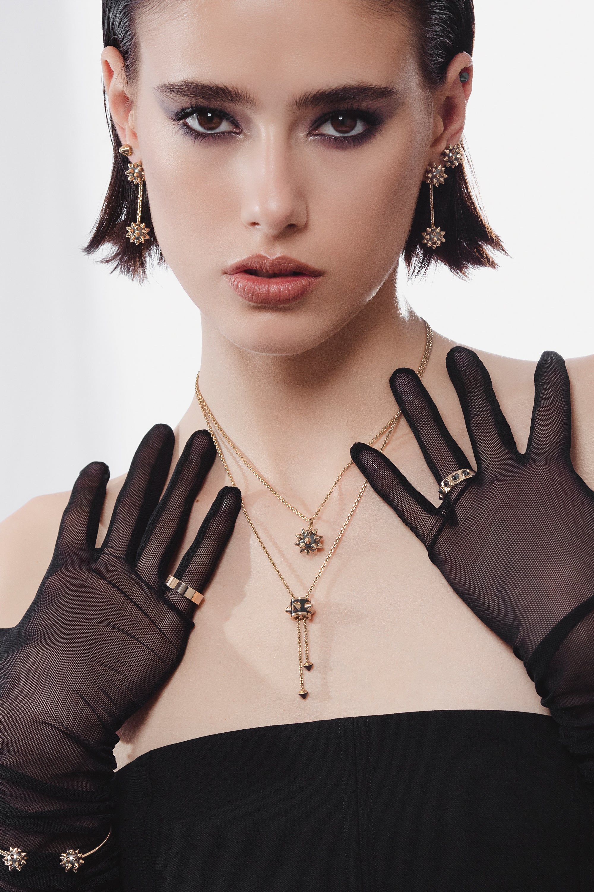 Xander Jane Spiked collection gold jewelry for women