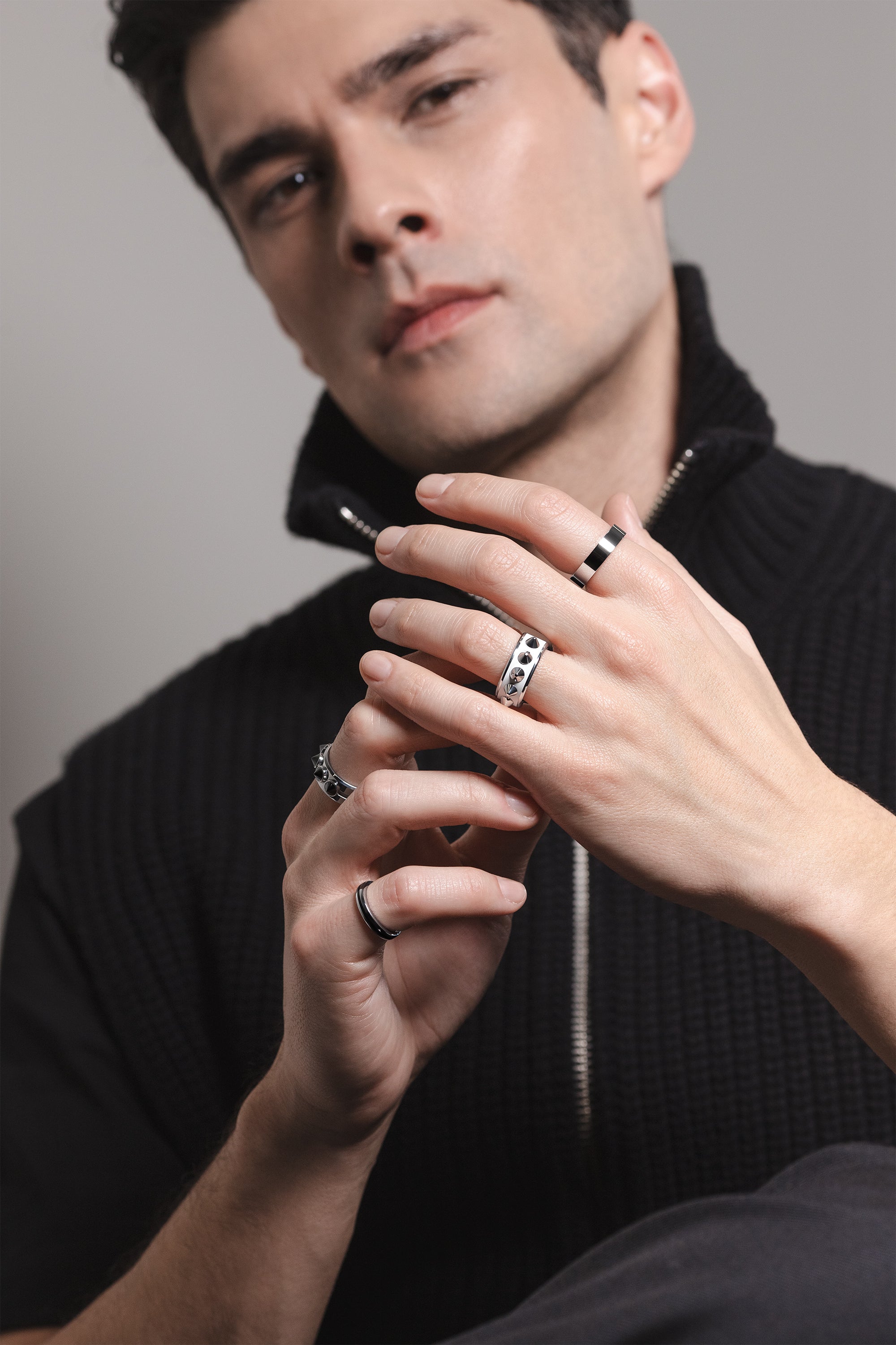 Xander Jane Men's Fine Jewelry - 18k White Gold Jewelry showcasing Urban Sophistication