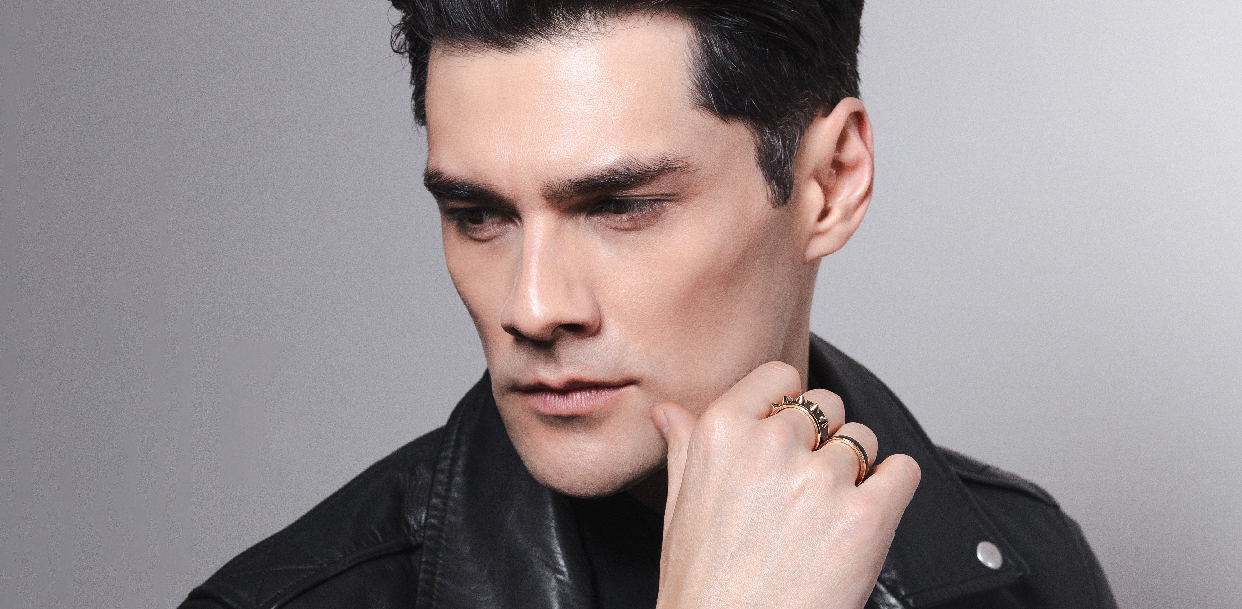 Men's Fine Jewelry - Xander Jane Complete 18k Gold Collection featuring Rings, Earrings, and Necklaces in Yellow, White, and Rose Gold - Luxury Pieces for the Distinguished, Contemporary Man.