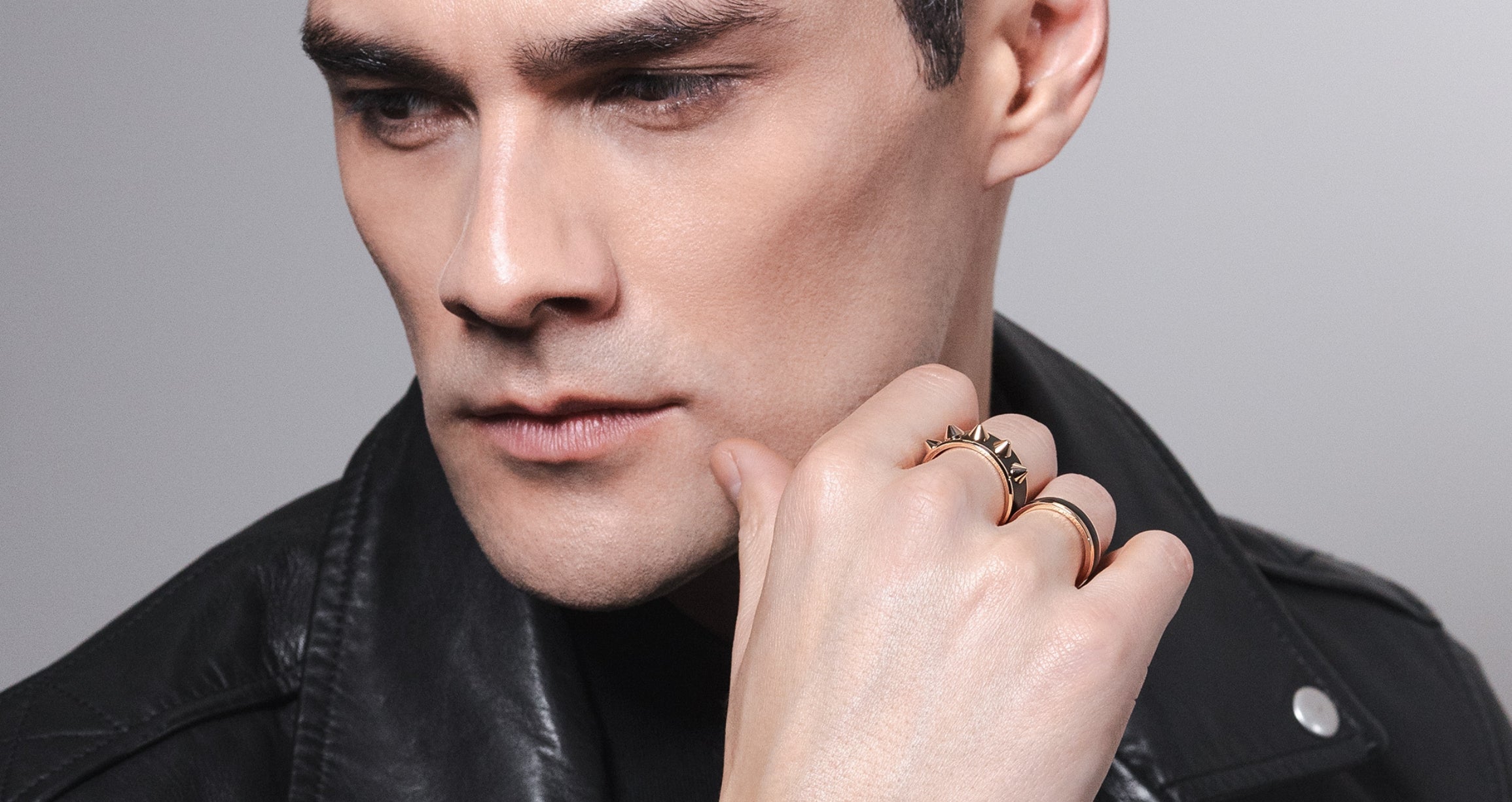 Men's Fine Jewelry - Xander Jane Complete 18k Gold Collection featuring Rings, Earrings, and Necklaces in Yellow, White, and Rose Gold - Luxury Pieces for the Distinguished, Contemporary Man.